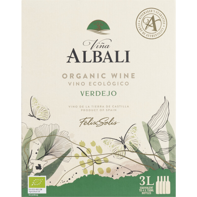 Viña Albali Organic verdejo wit wijntap