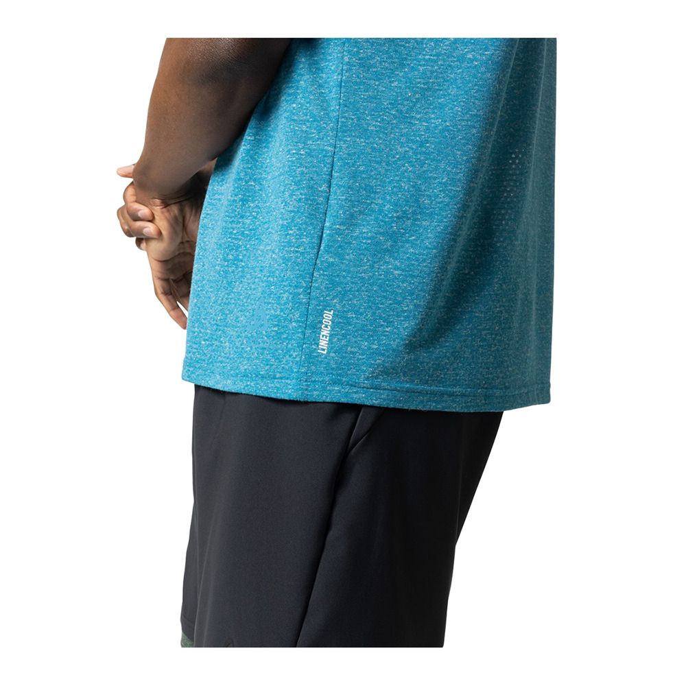 Odlo ACTIVE 365 LINENCOOL - Maillot Homme saxony blue melange