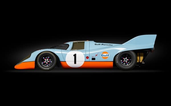 Pocher HK118, Sportsbilmodell, Monteringssett, 1:8, Porsche 917K - Gulf Edition, Alle kjønn, Metall, Plast, Gummi