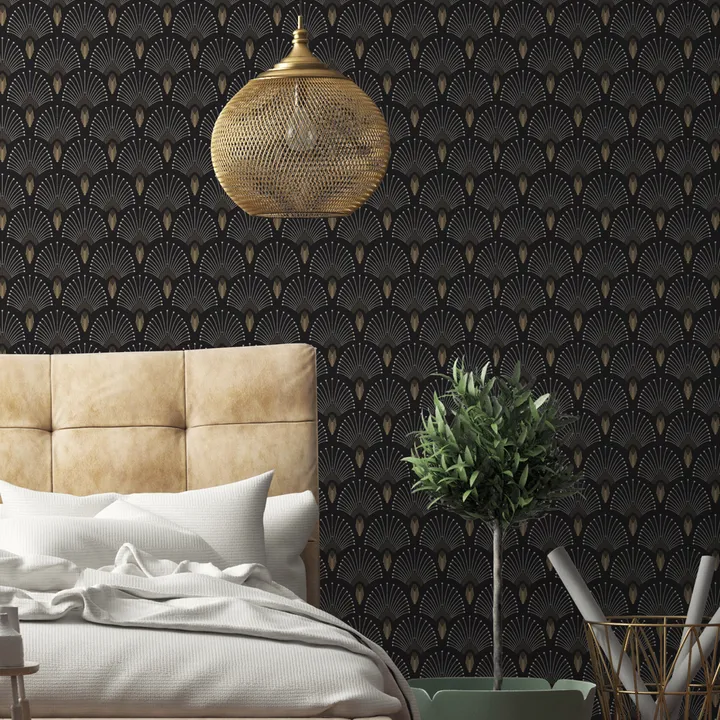 PaperMint Papier-peint 1925 | Gris anthracite