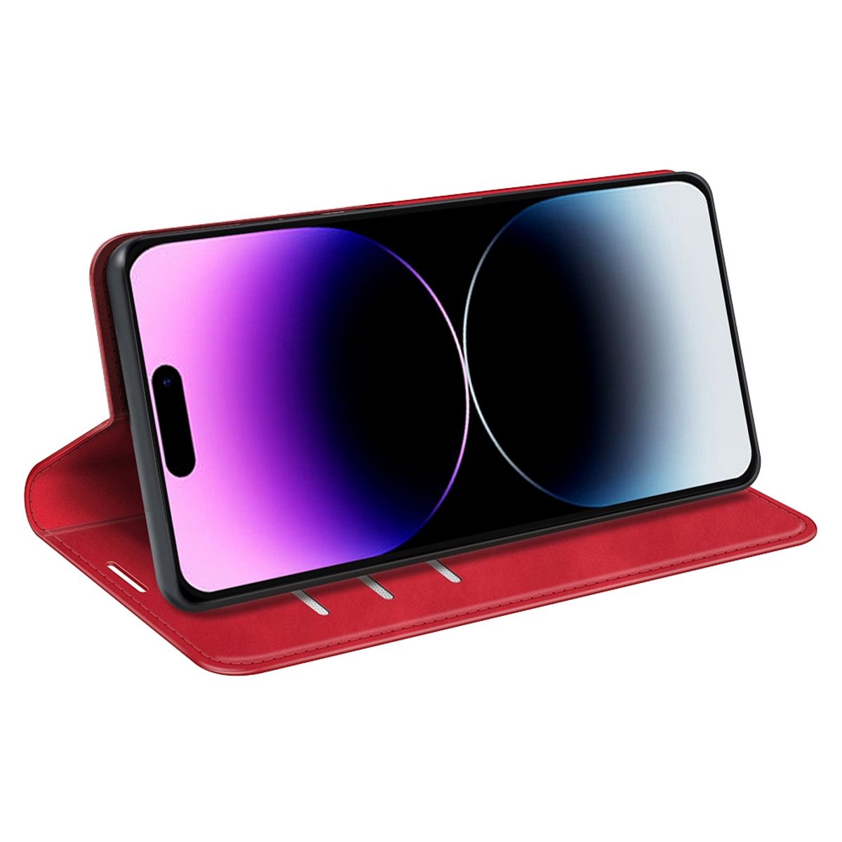 Hülle Handy Schutz für Apple iPhone 15 Pro Max Case Cover Klapp Tasche Wallet