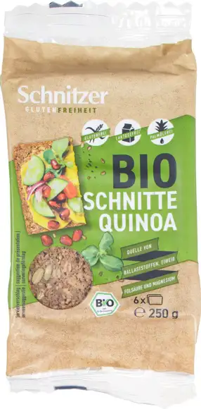 Glutenvrij quinoa brood