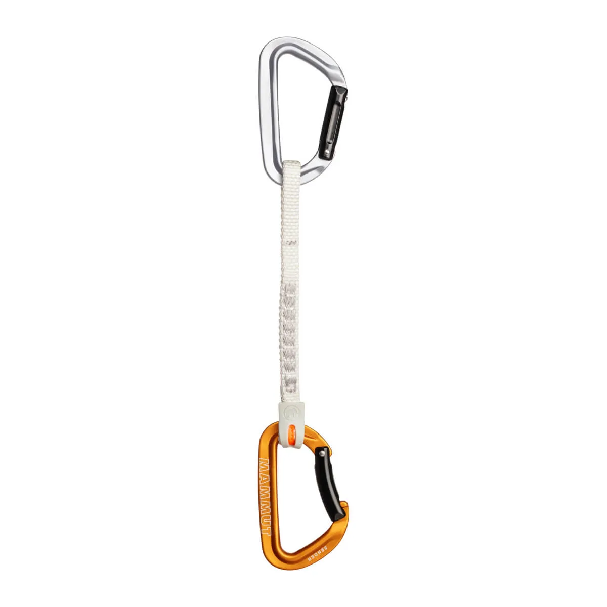 Mammut Sender Keylock 17 Cm Quickdraw Straight Gate/Bent Gate Key Lock/Light Grey/Gold