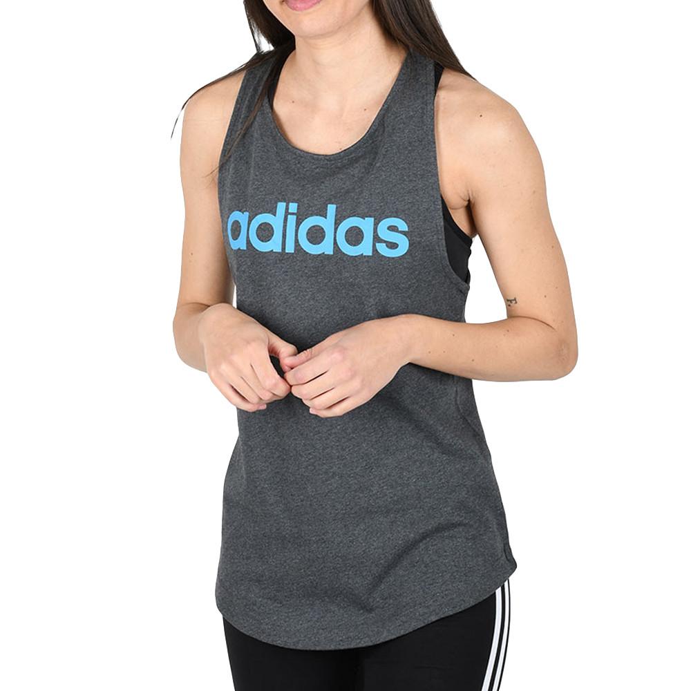 Adidas Débardeur Gris Femme Adidas Essentials