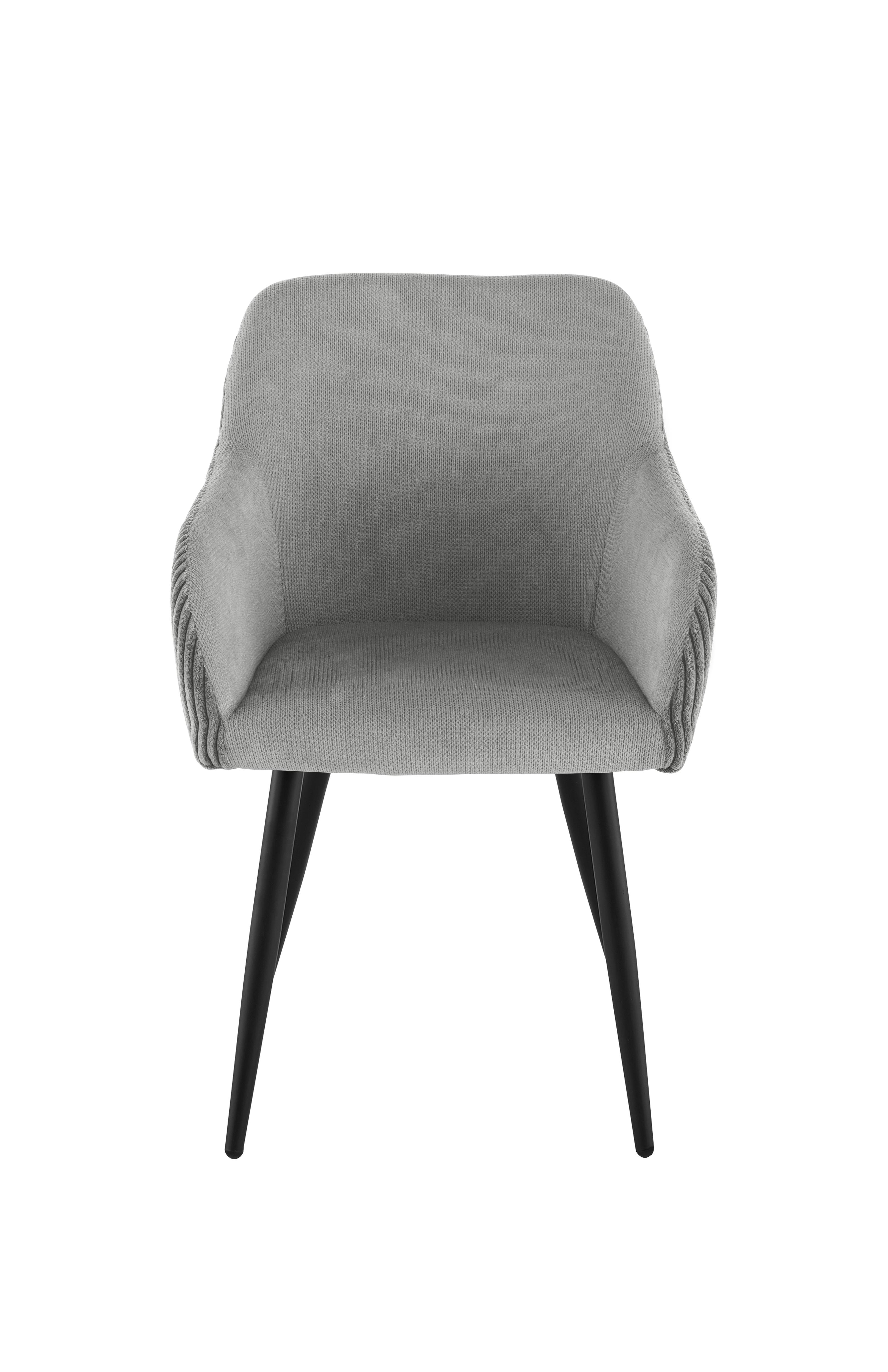 BETTY FAUTEUIL GRIS BI MATIERE