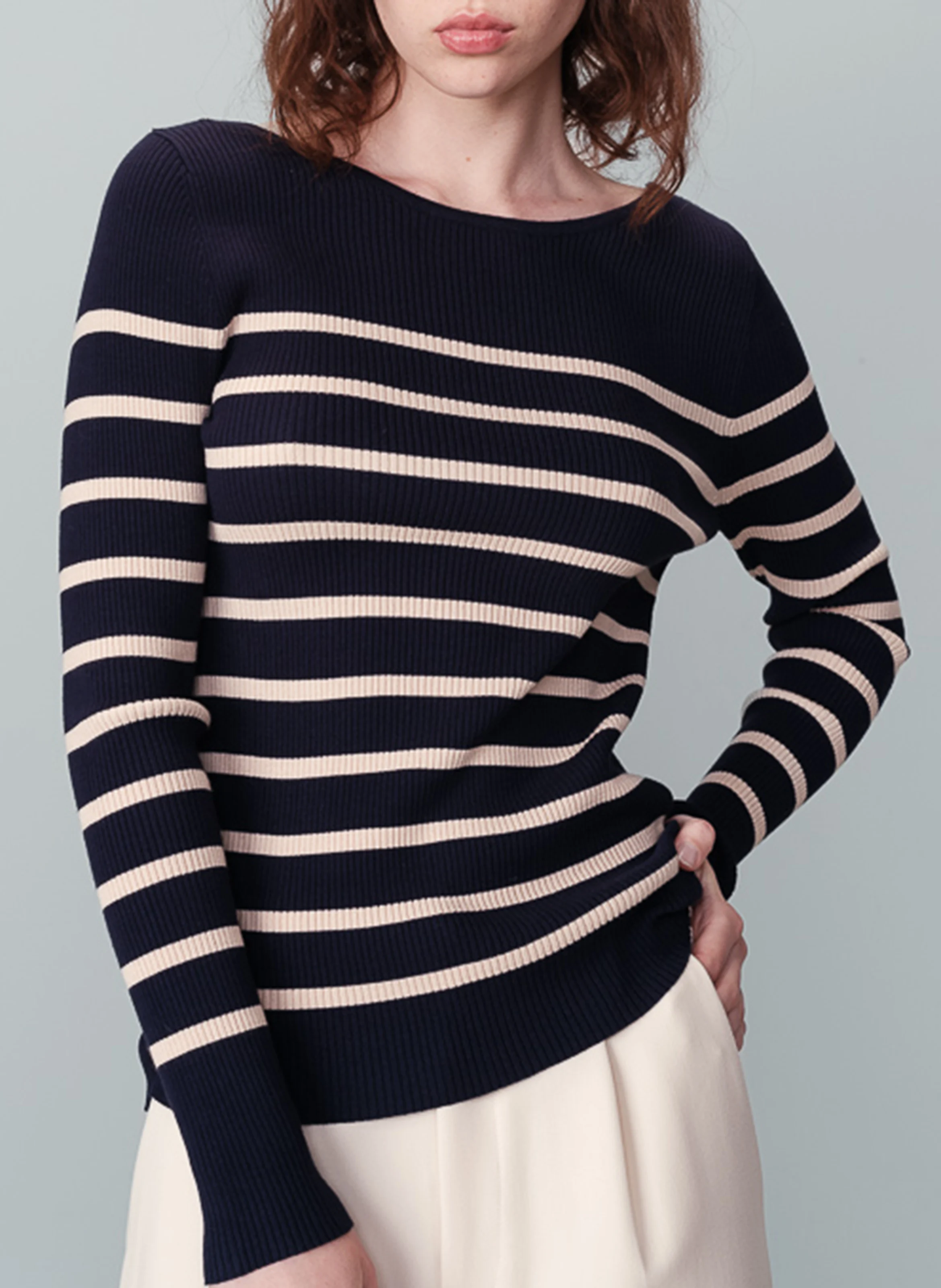 NATEO - Pull col bateau | Bleu