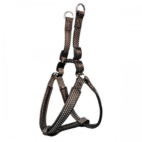 Coleira para cães Arquivet feita de nylon preto liso