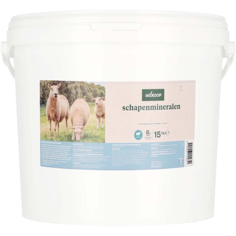 Welkoop Schapenmineralen - Mineralensupplement - 15 Kilogram
