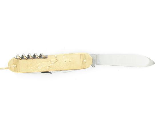 Musicien - Femme aux Sabots - 6 pièces - Inox Couteau de poche par Coursolle