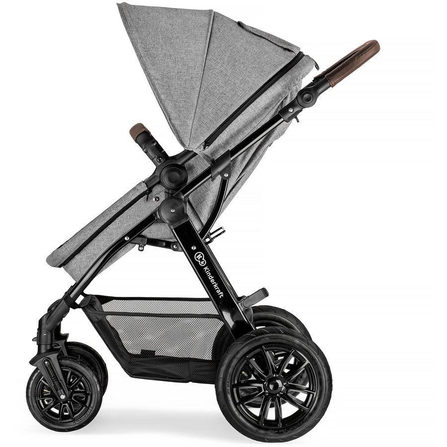 Kinderkraft Kombikinderwagen 3 in 1 Moov Grey Melange