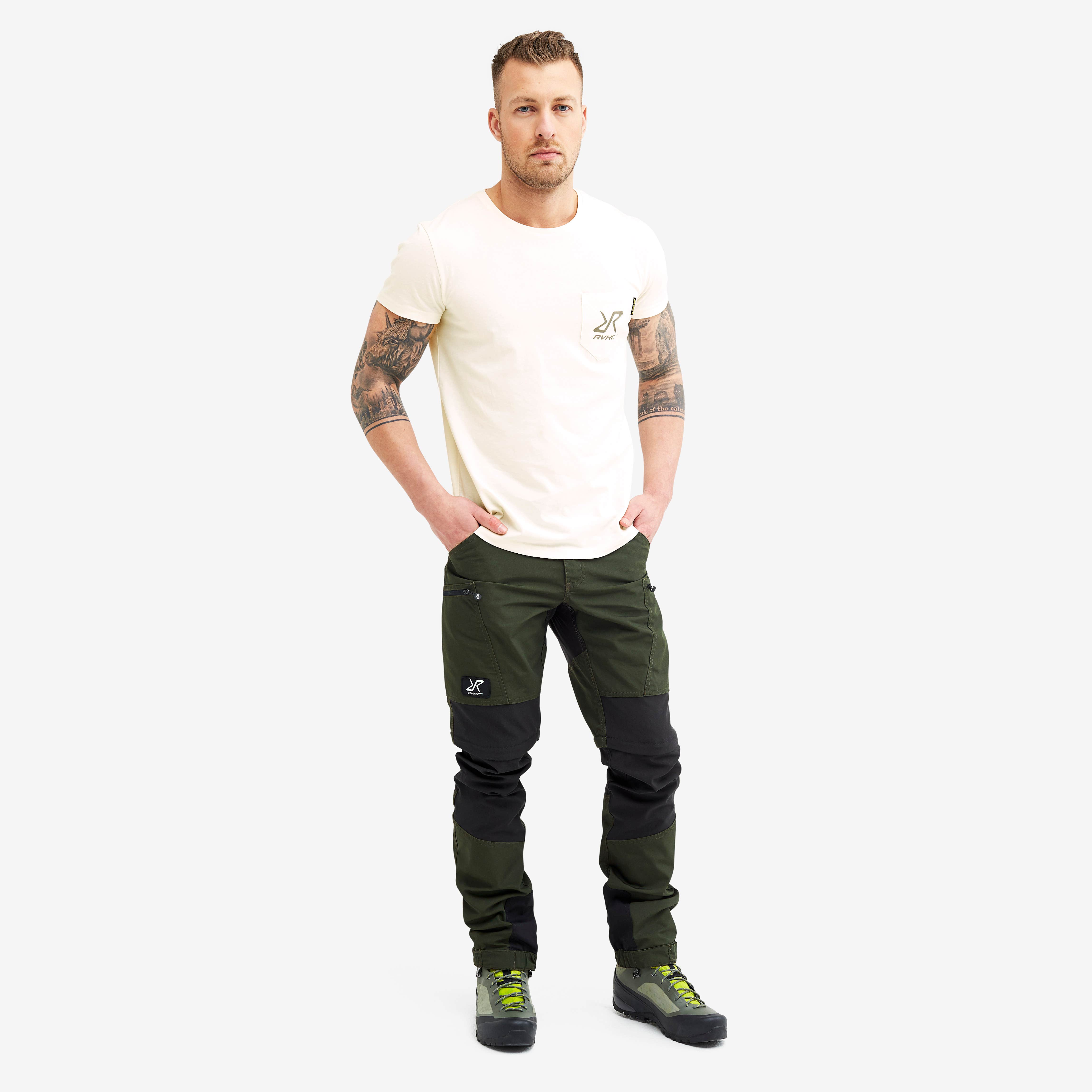 Nordwand Pro Zip-off Pants Herre Forest Green