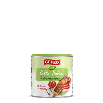 Bio Bella Italia Würzmischung: mediterran mit Oregano und Basilikum