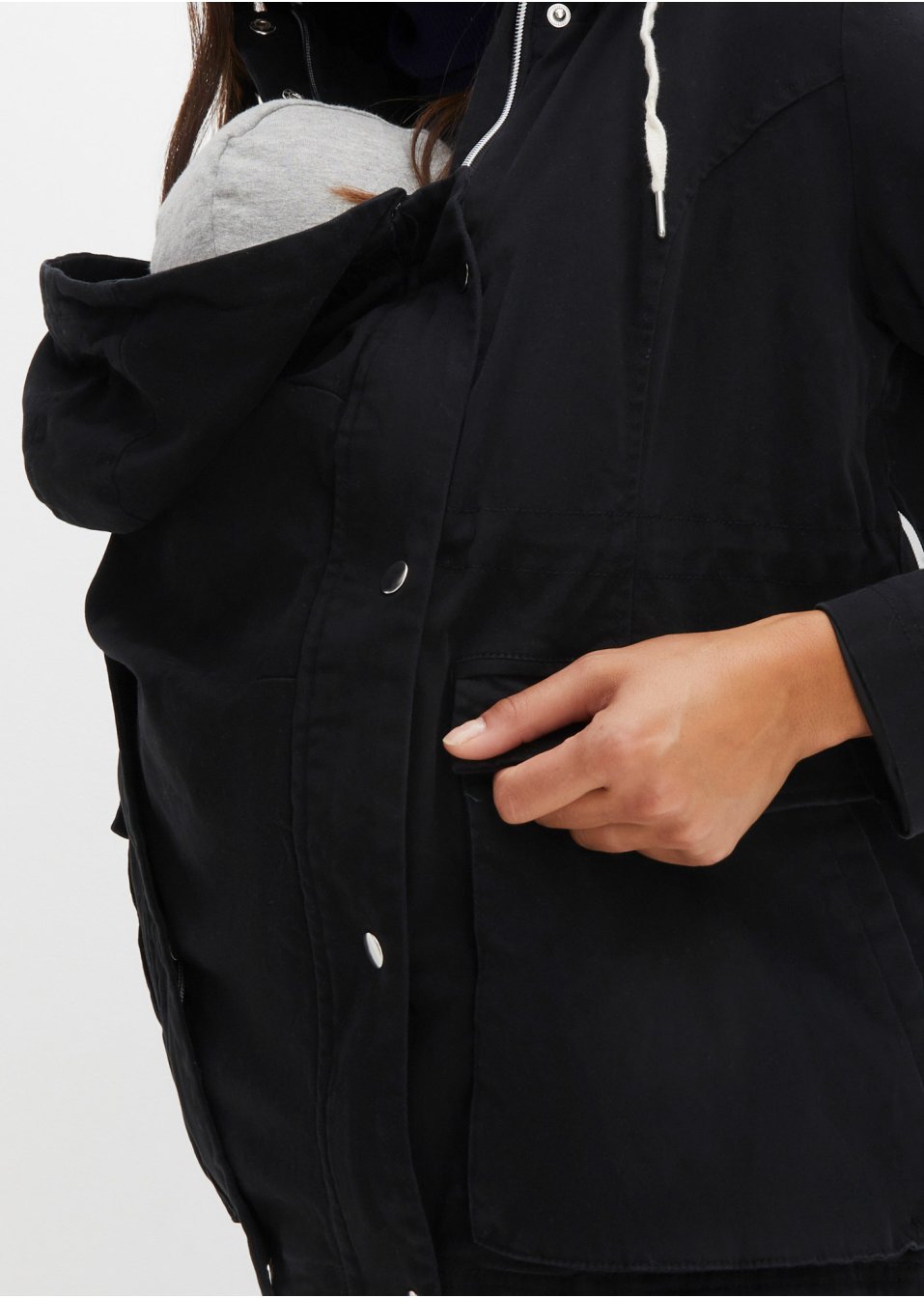 Veste de grossesse et de portage pour la mi-saison