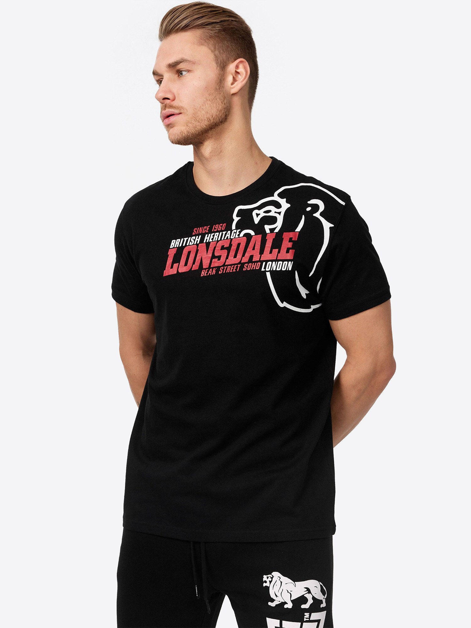 Lonsdale Herren T-Shirt normale Passform WALKLEY