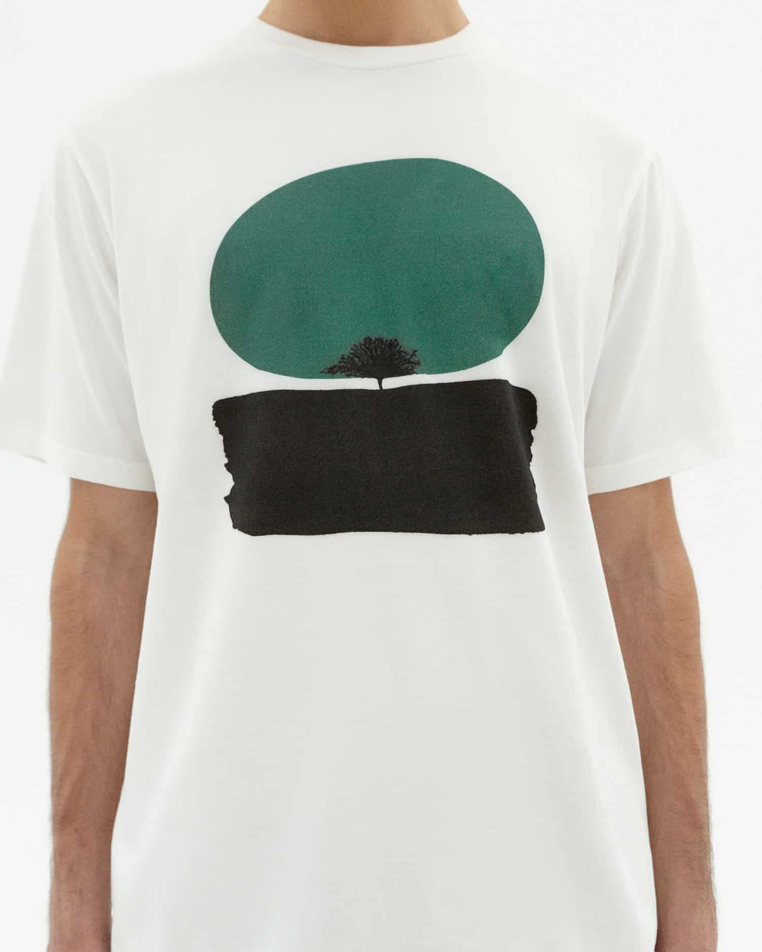 Thinking Mu T-Shirt Tee Zach Trees White