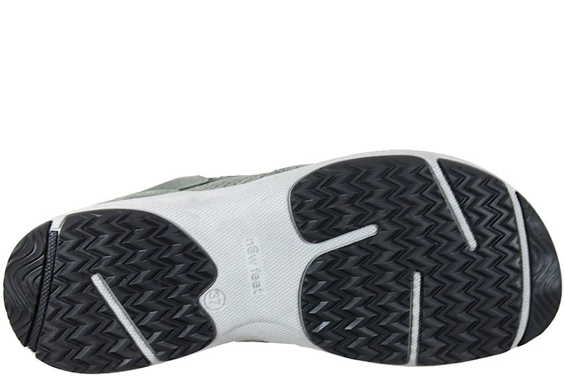 NEW FEET SKO I GRØNT PRÆGET RUSKIND