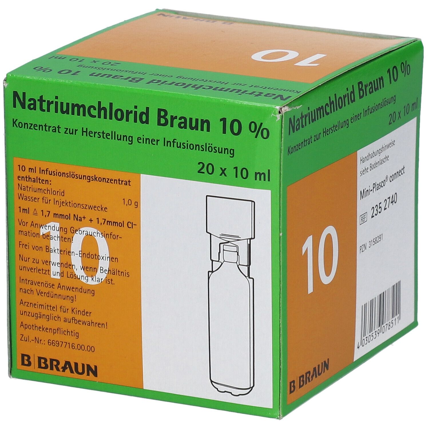 Natriumchlorid B. Braun 10% MPC Elektrolytkonzentrat