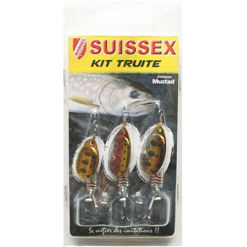 Kit Cuiller Suissex Especial Trucha Special Truite