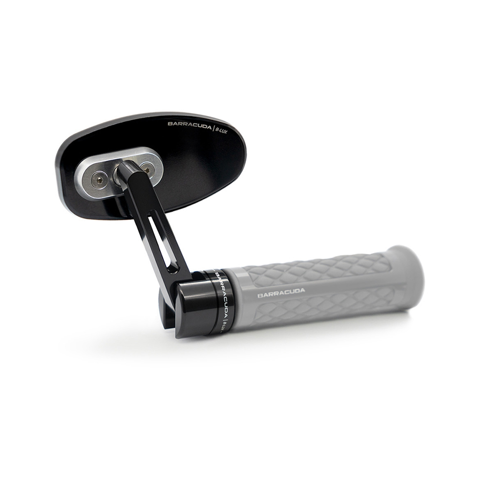 Barracuda - Rétroviseurs embout de guidon Skin-R Bar End B-Lux Noir