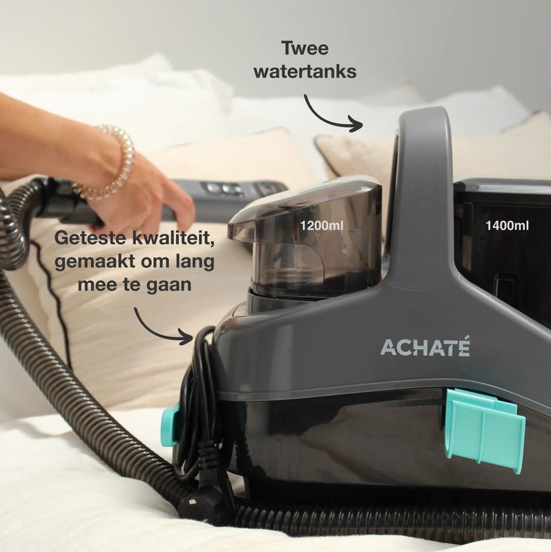 Achaté - Vlekkenreiniger PRO - Met Stoom & Heet Water