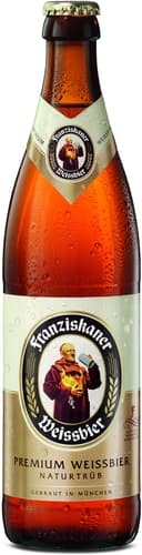 Franziskaner Hefe-Weissbier Naturtrüb Kiste 20x0,5 l (MEHRWEG)