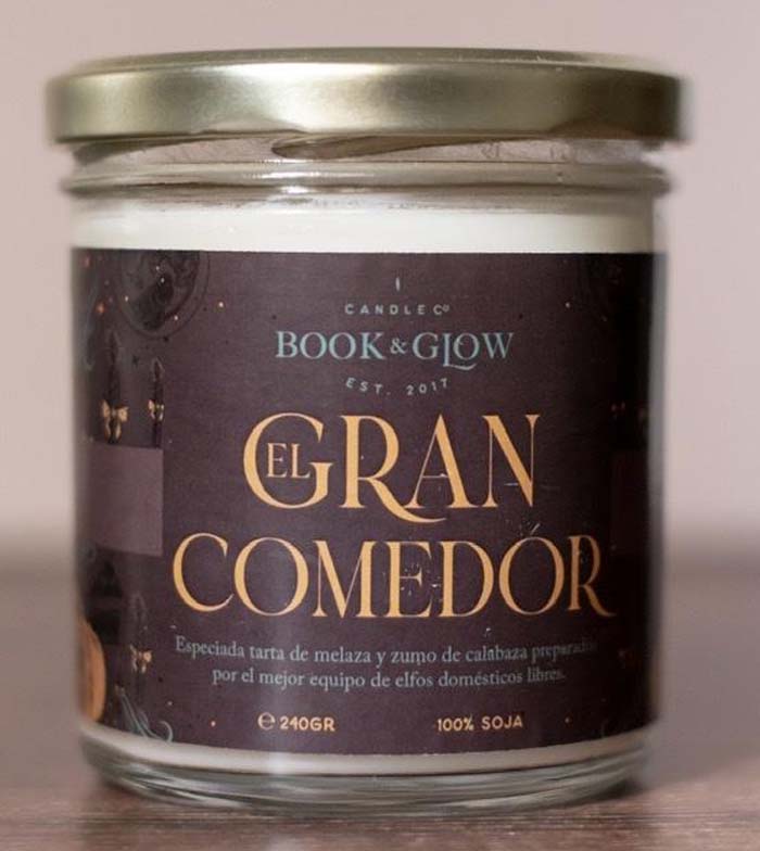 Book and Glow - *Mundos Extraordinarios* - Velas de soja - El Gran Comedor