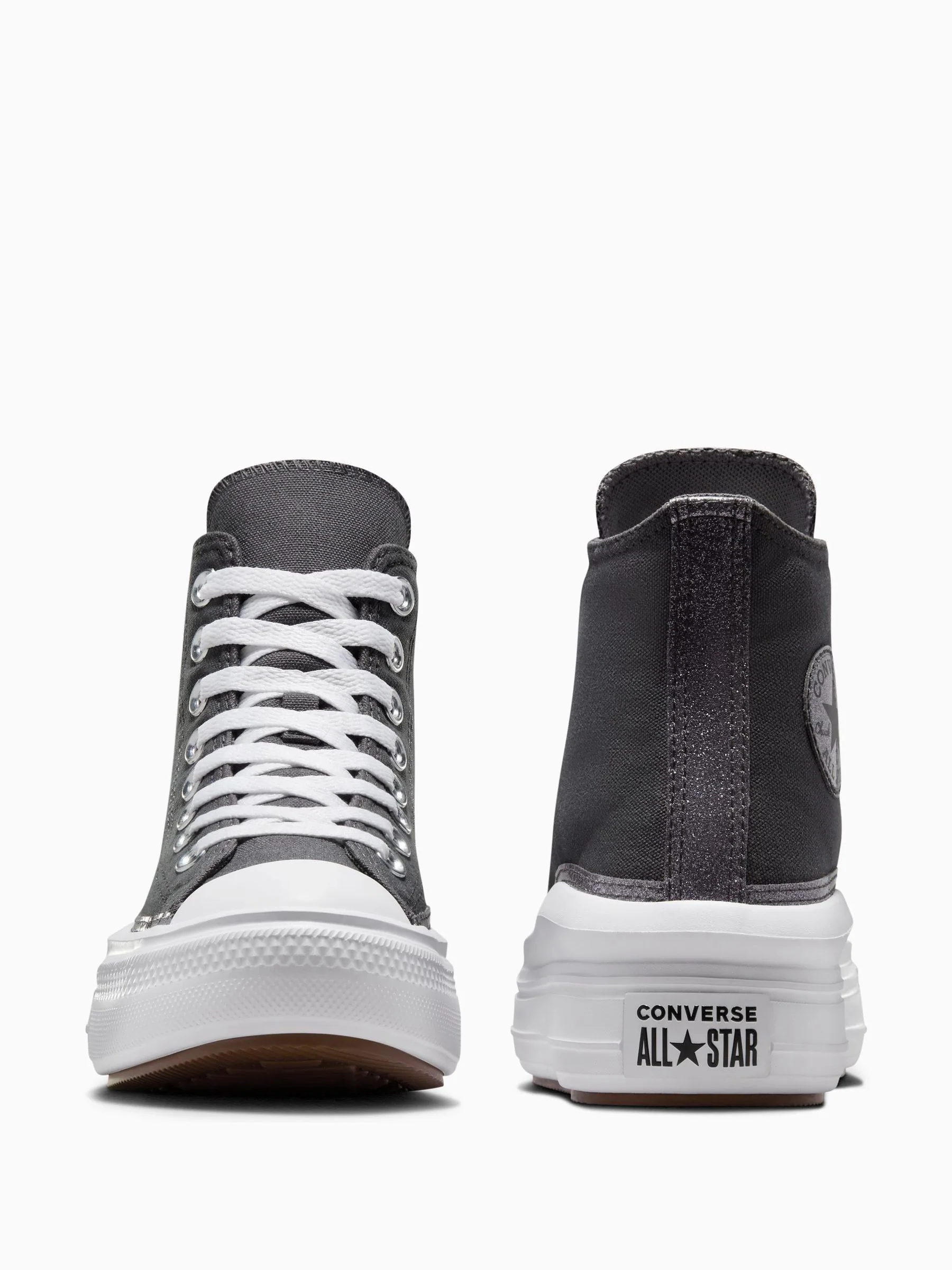 Converse Chuck Taylor Teen Move Glitter High Trainers
