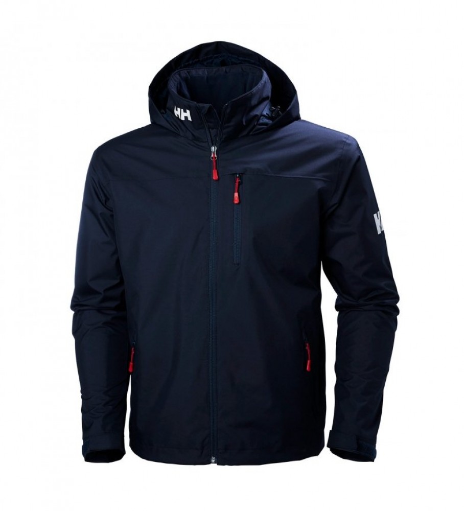 Jaqueta Helly Hansen Navy Crew com capuz