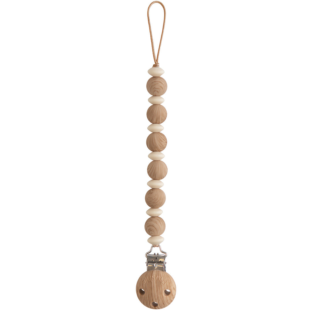 Mushie speenkoord luna - faux wood