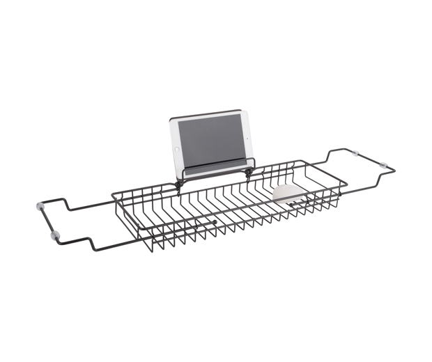 Bath tub caddy iron black