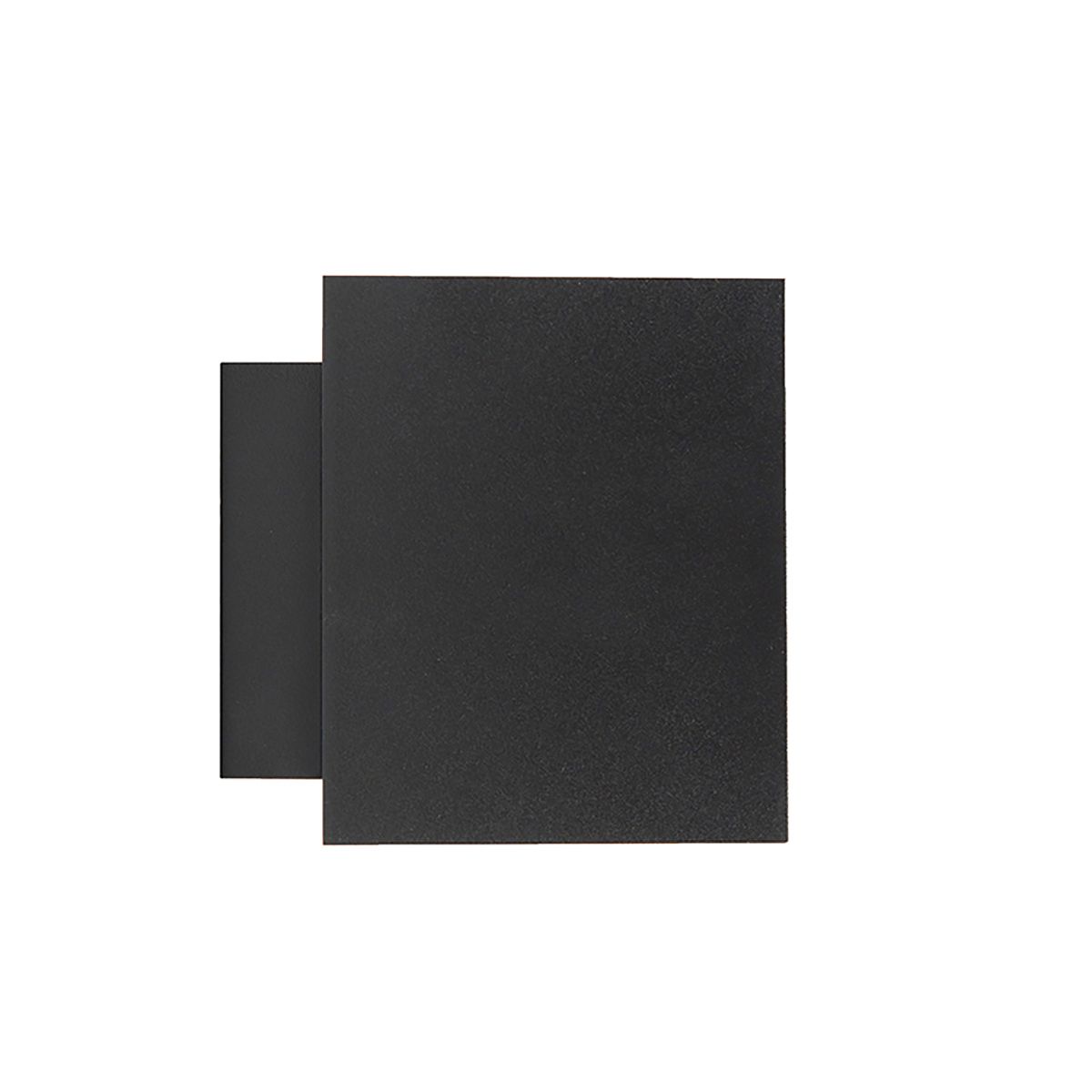 Set van 2 design wandlampen zwart en goud vierkant - Sola