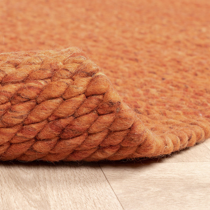 Wollen vloerkleed - Brilliant Terra | Onwijs warm!