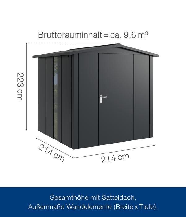 Hörmann Metallgerätehaus Juno JSD5 L-Sk