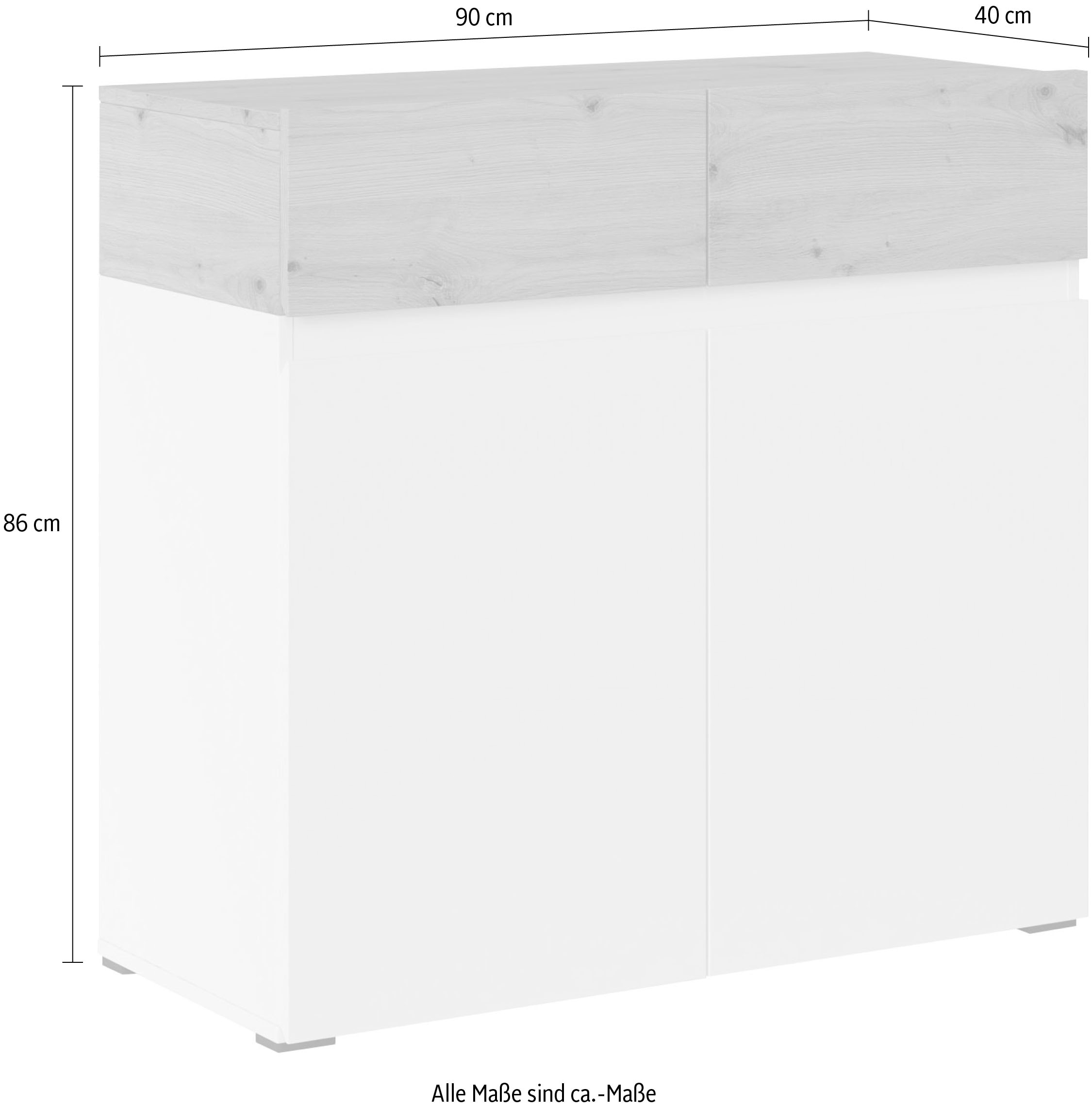 INOSIGN Kommode »Rimini« Breite 90 cm