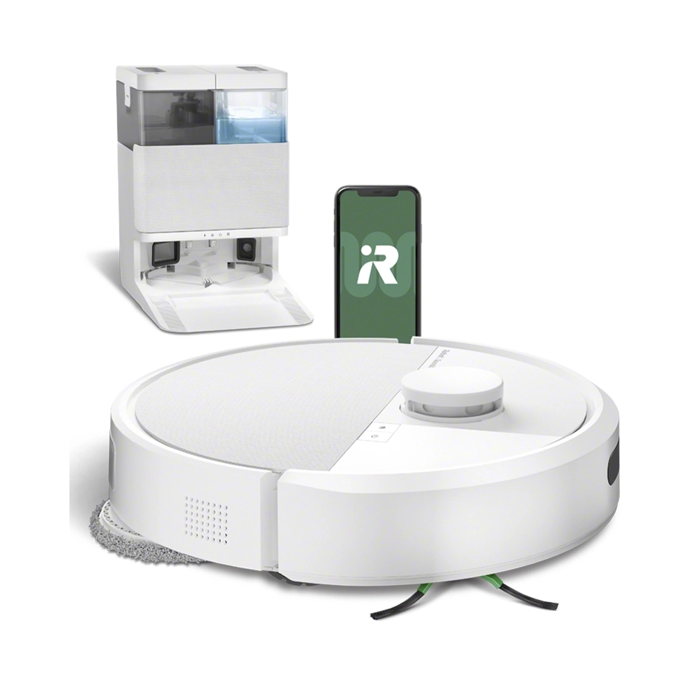 iRobot Roomba Plus 405 Combo + AutoWash Dock Saug- und Wischroboter weiss