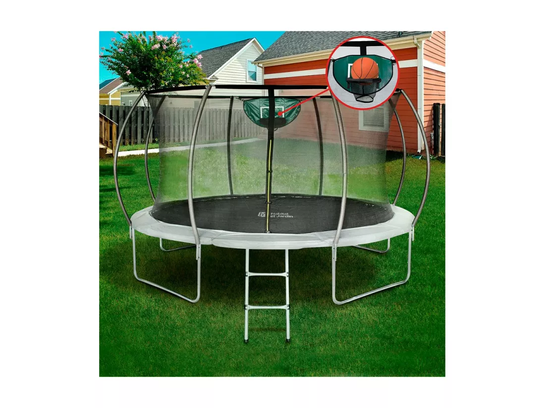 Trampoline avec filet intérieur 