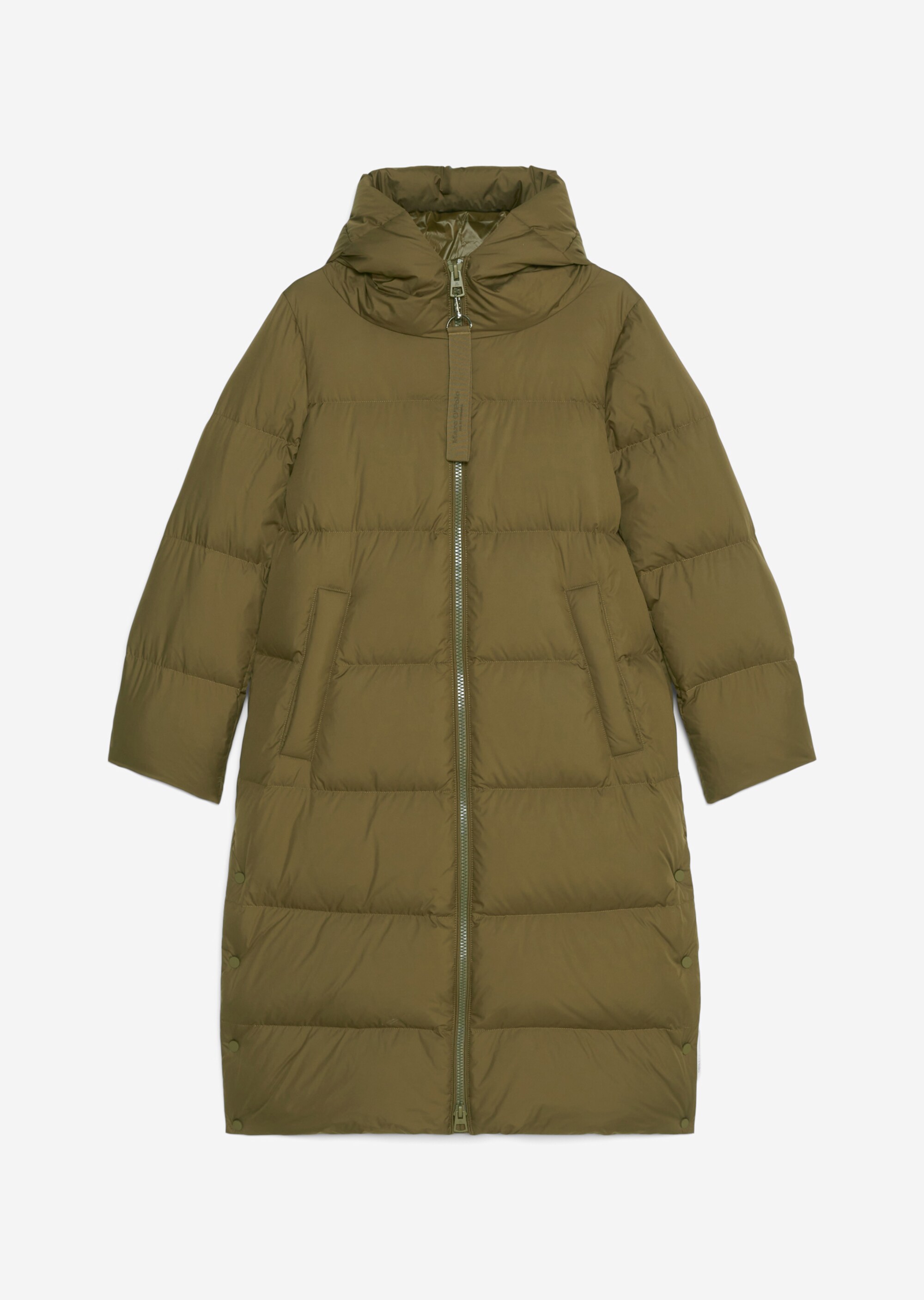 Puffer-Daunenmantel regularaus recycelten Materialien