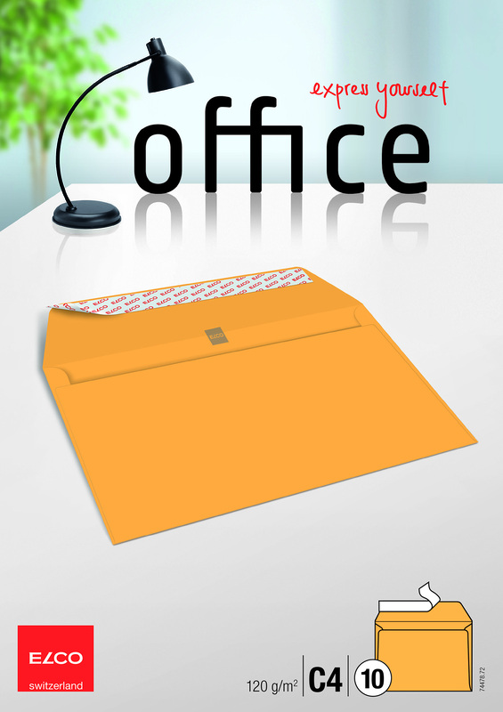 Elco Office Couvert gelb, C4, 10 Stück