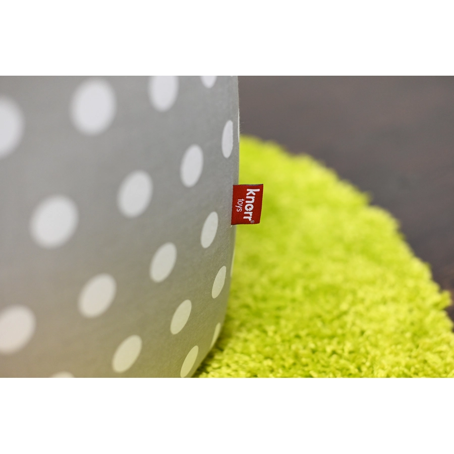 knorr toys® Bällebad soft - Grey white dots - 300 balls greycreme grau