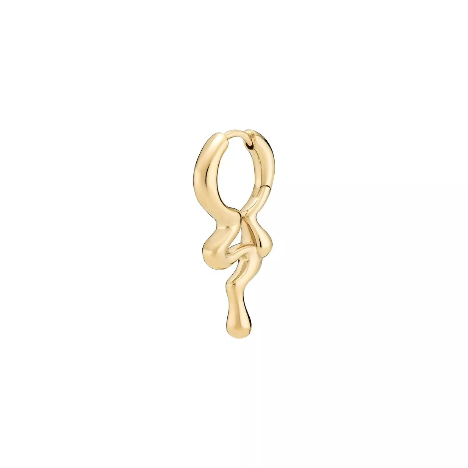 Maria Black Maya Ørering Single 22 kt. Forgyldt Sølv 100940YG