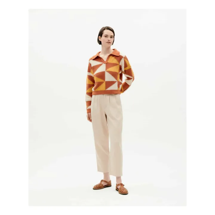Thinking Mu Pull col Polo Paquita | Rouille