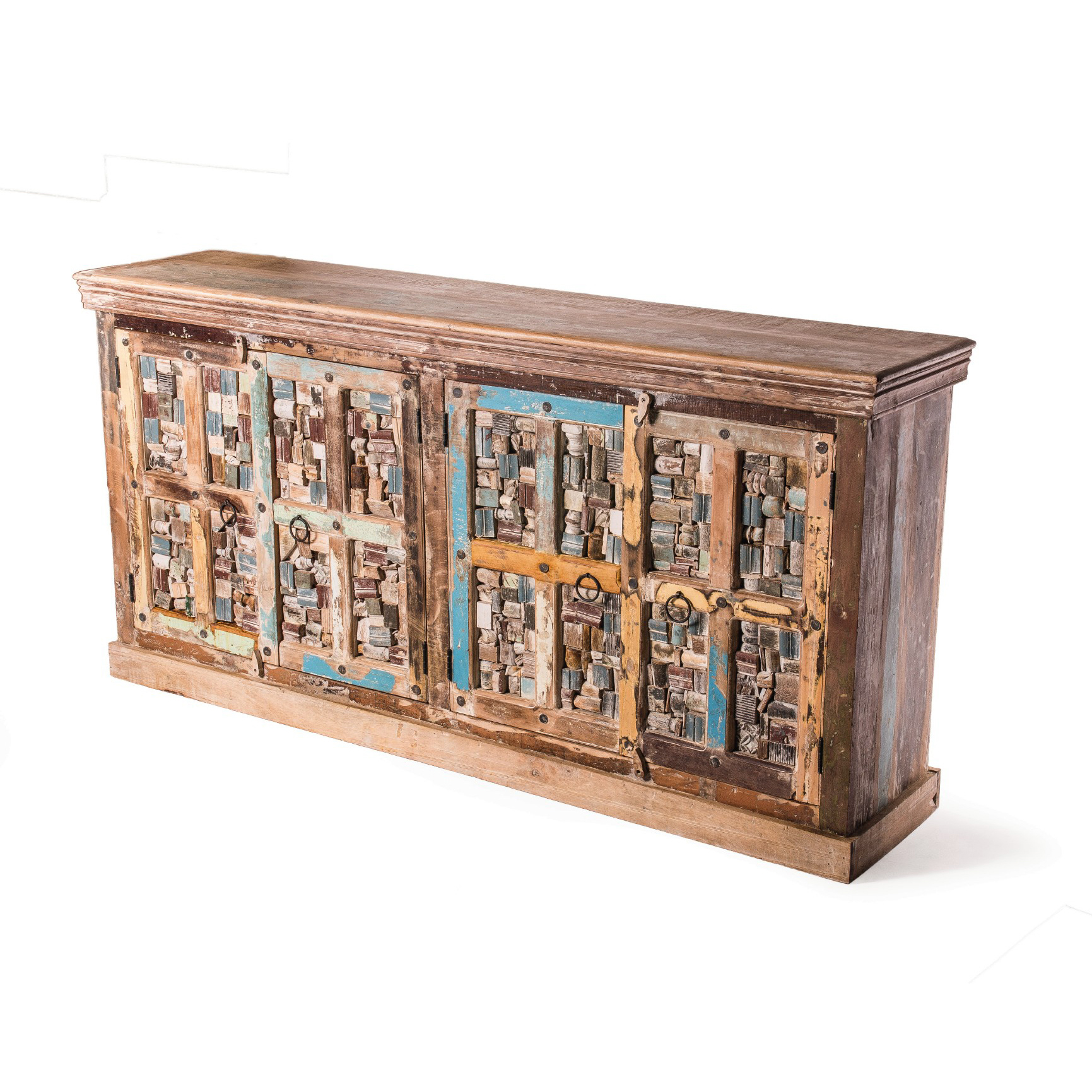 Sideboard 'Jolipur', aus Mangoholz, B 191 cm, H 94 cm, L 42 cm von fischer's lagerhaus