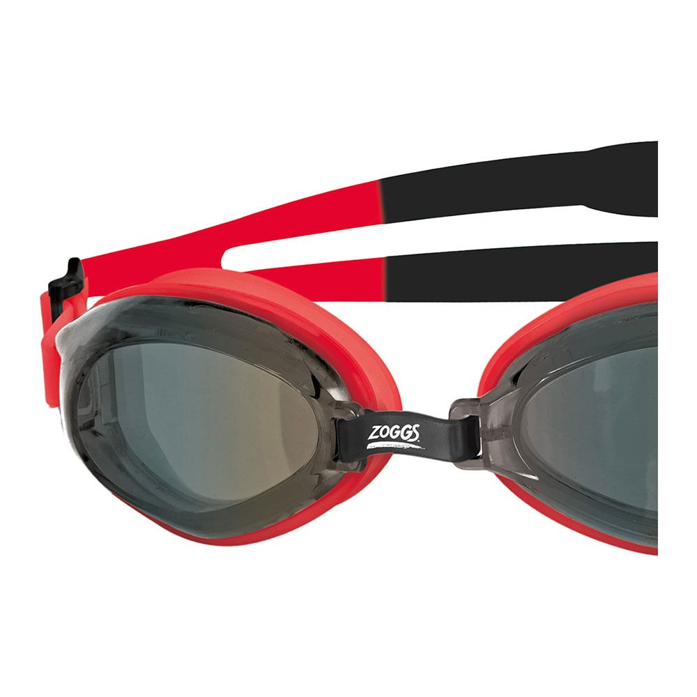 Zoggs ENDURA MIRROR - Lunettes de natation red black/mirrored smoke