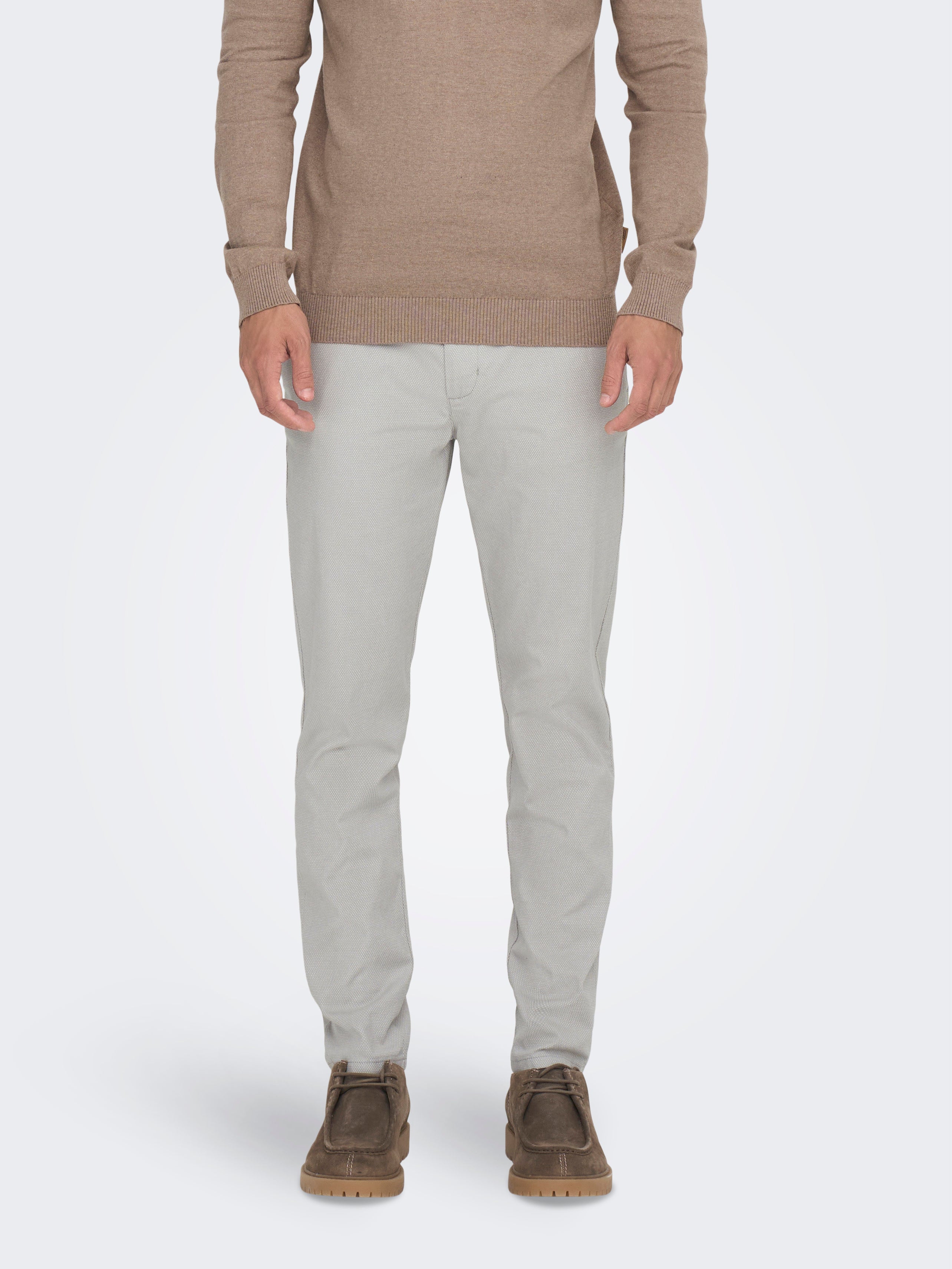 ONSMARK Slim Fit Hose Limestone