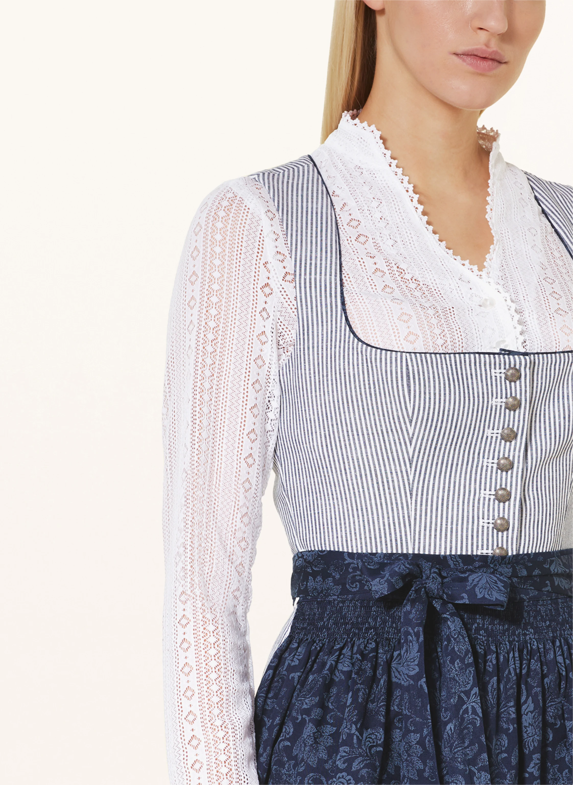 BERWIN & WOLFF Dirndlbluse mit Spitze