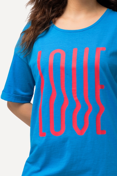 T-Shirt, LOVE, Oversized, Rundhals, Halbarm