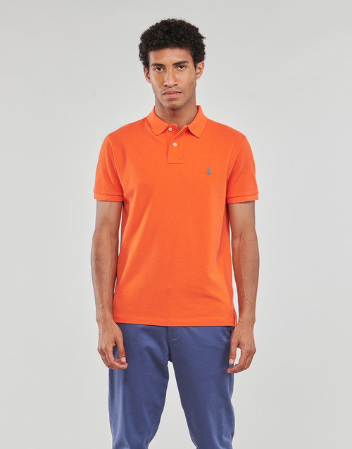 Polo Ralph Lauren - POLO AJUSTE DROIT EN COTON BASIC MESH Naranja