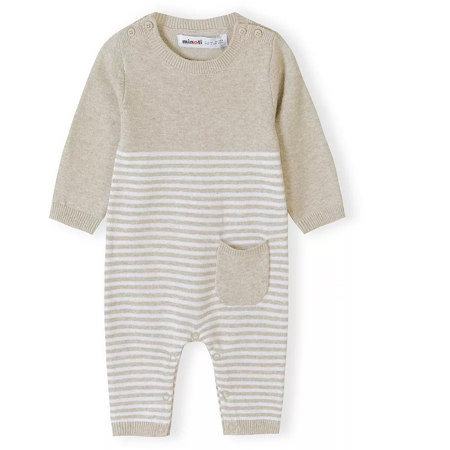 MINOTI Strampler Beige