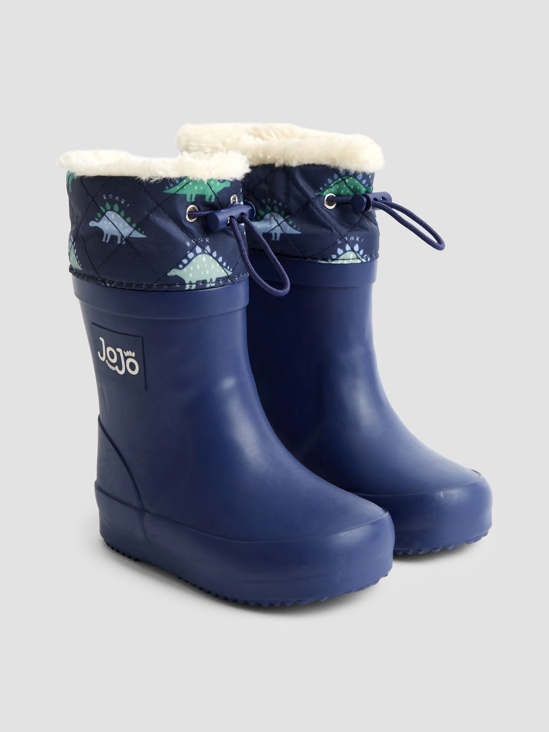 JoJo Maman Bébé Drawstring Dino Wellies