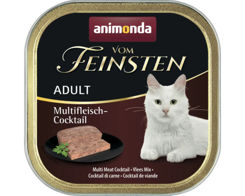 Animonda Adult natvoer voor katten, multi-vleescocktail, 100 g